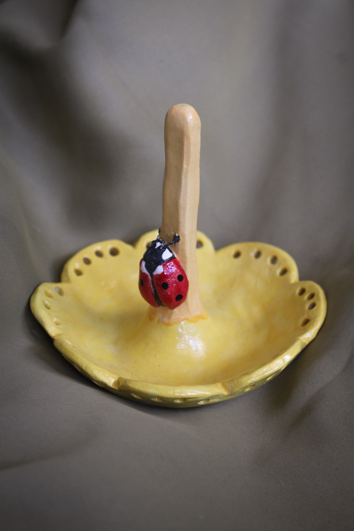 Ladybug Trinket Dish